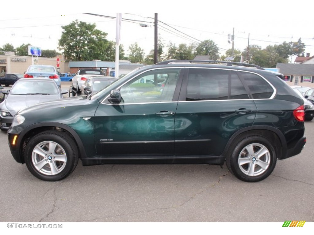 Deep Green Metallic 2009 BMW X5 xDrive48i Exterior Photo #71092462