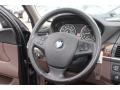 2009 BMW X5 Tobacco Nevada Leather Interior Steering Wheel Photo