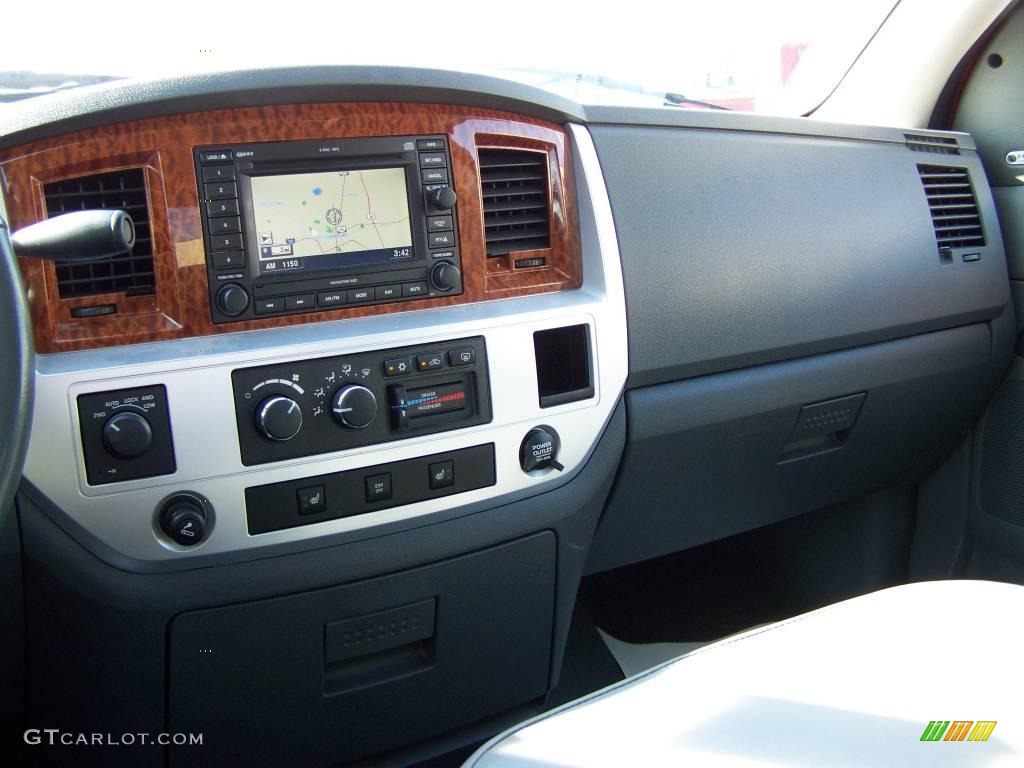 2007 Ram 1500 Laramie Quad Cab 4x4 - Inferno Red Crystal Pearl / Medium Slate Gray photo #20