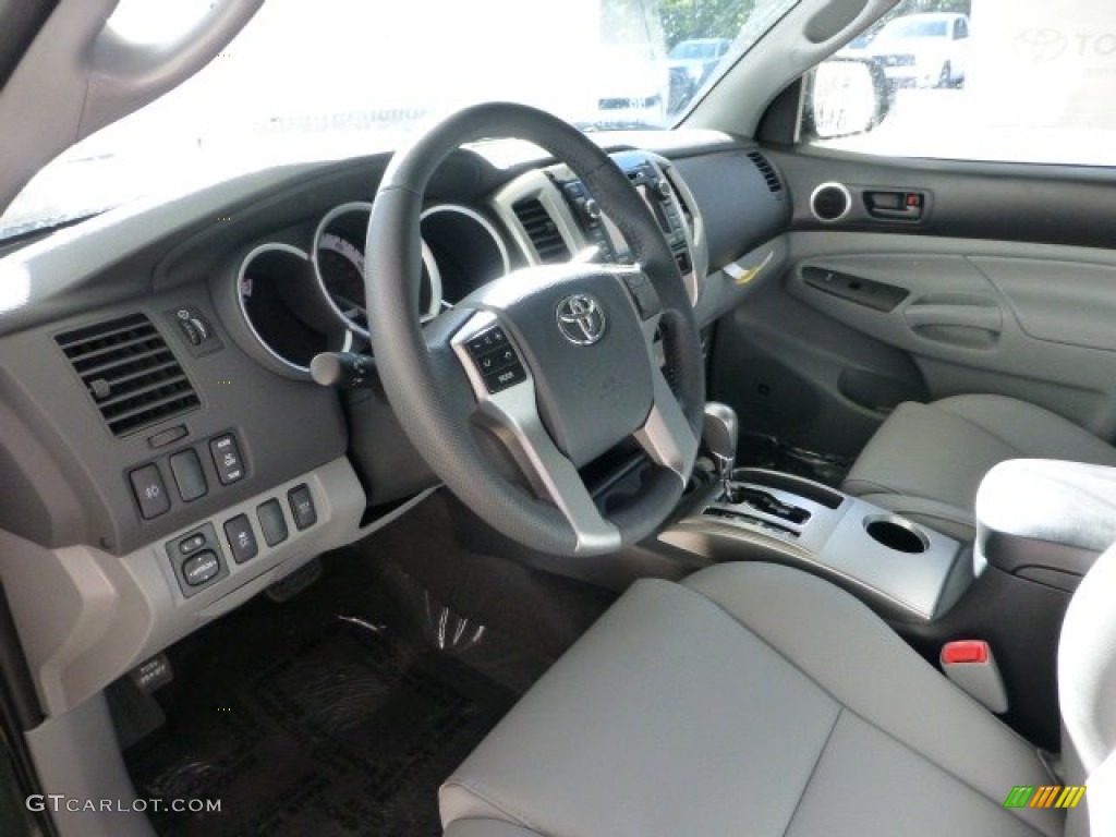 2013 Tacoma V6 SR5 Double Cab 4x4 - Spruce Green Mica / Graphite photo #15