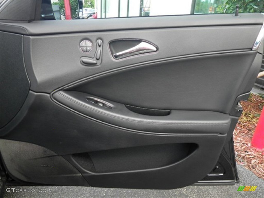 2009 Mercedes-Benz CLS 63 AMG Black Door Panel Photo #71096053