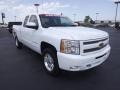 2009 Summit White Chevrolet Silverado 1500 LT Extended Cab 4x4  photo #3