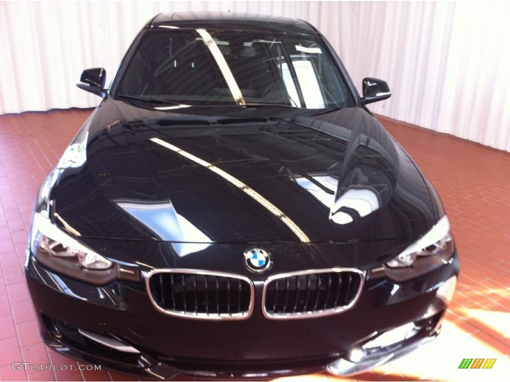 2013 3 Series 328i xDrive Sedan - Jet Black / Black photo #2