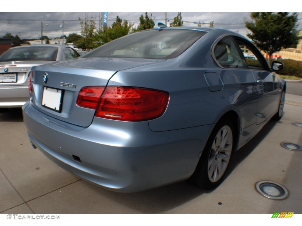 2012 3 Series 328i xDrive Coupe - Liquid Blue Metallic / Oyster/Black photo #6