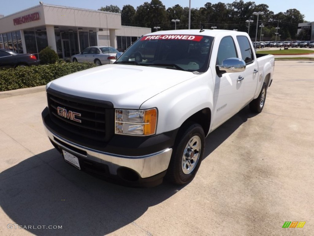 2010 Sierra 1500 Crew Cab - Summit White / Dark Titanium photo #1