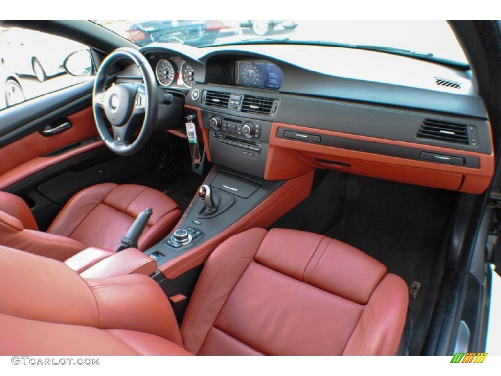 2011 BMW M3 Convertible Fox Red Novillo Leather Dashboard Photo #71097895