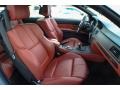 Fox Red Novillo Leather 2011 BMW M3 Convertible Interior Color