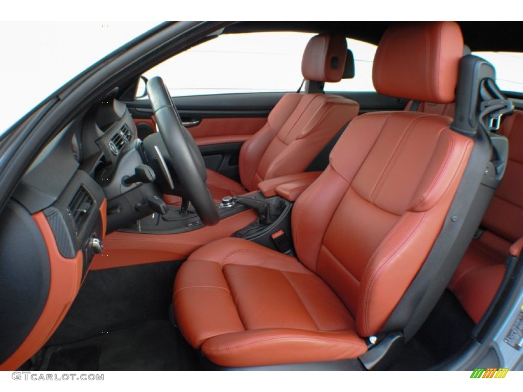 Fox Red Novillo Leather Interior 2011 BMW M3 Convertible Photo #71097928