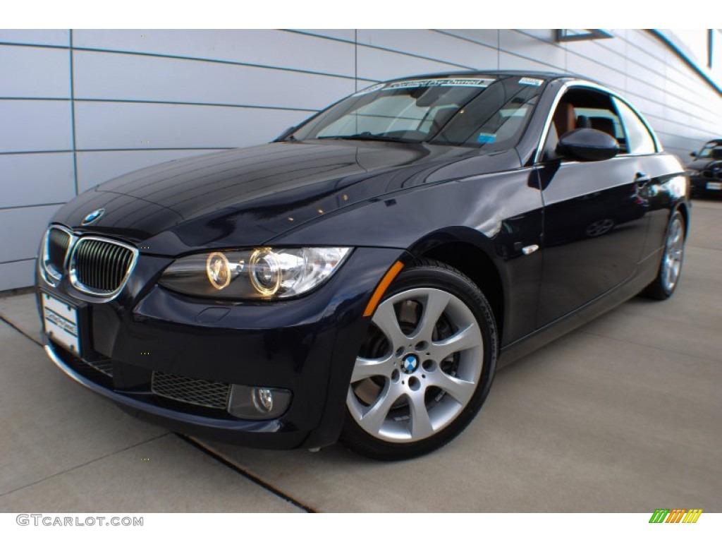 2009 3 Series 335i Convertible - Monaco Blue Metallic / Saddle Brown Dakota Leather photo #1