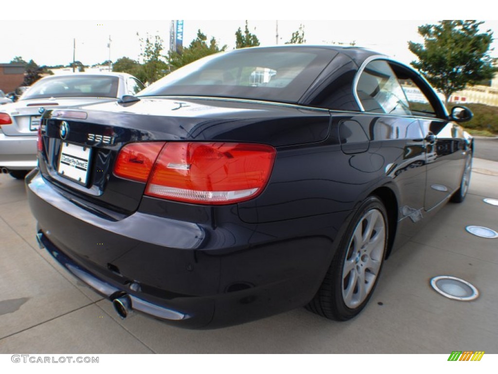 2009 3 Series 335i Convertible - Monaco Blue Metallic / Saddle Brown Dakota Leather photo #6