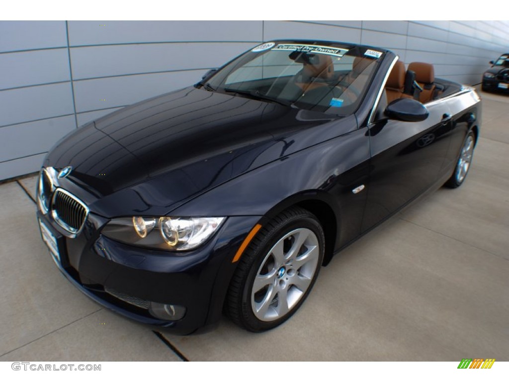 2009 3 Series 335i Convertible - Monaco Blue Metallic / Saddle Brown Dakota Leather photo #17