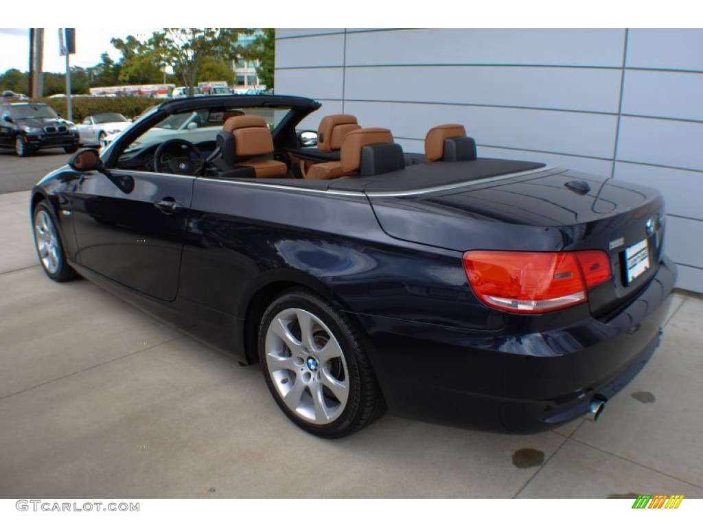 2009 3 Series 335i Convertible - Monaco Blue Metallic / Saddle Brown Dakota Leather photo #18