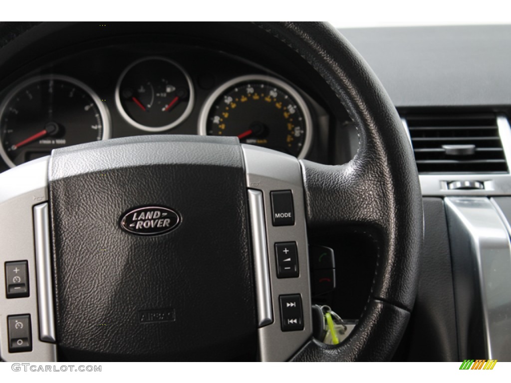 2009 Range Rover Sport Supercharged - Santorini Black / Ebony/Ebony photo #8