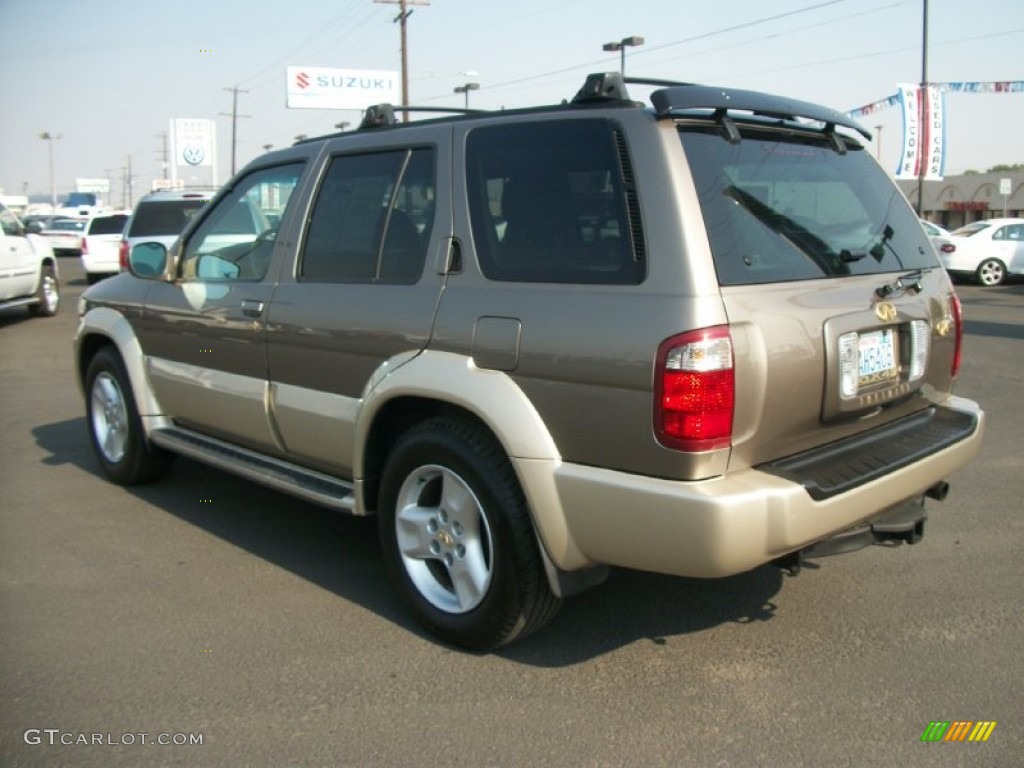 2001 QX4  - Bronze Metallic / Stone Beige photo #4