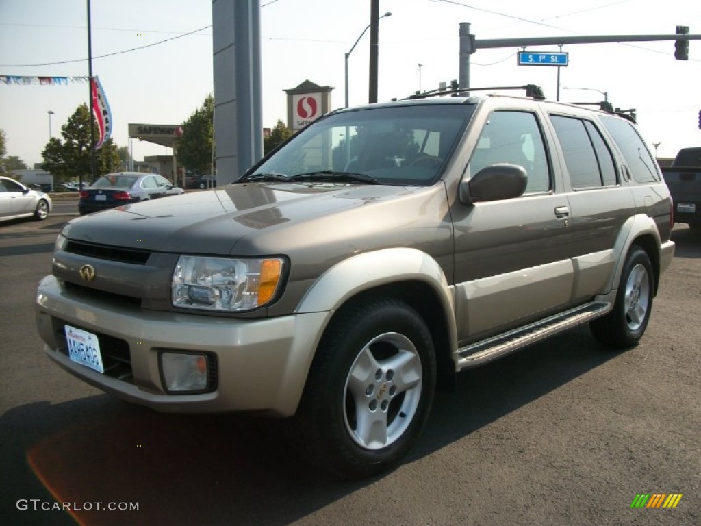 2001 QX4  - Bronze Metallic / Stone Beige photo #5