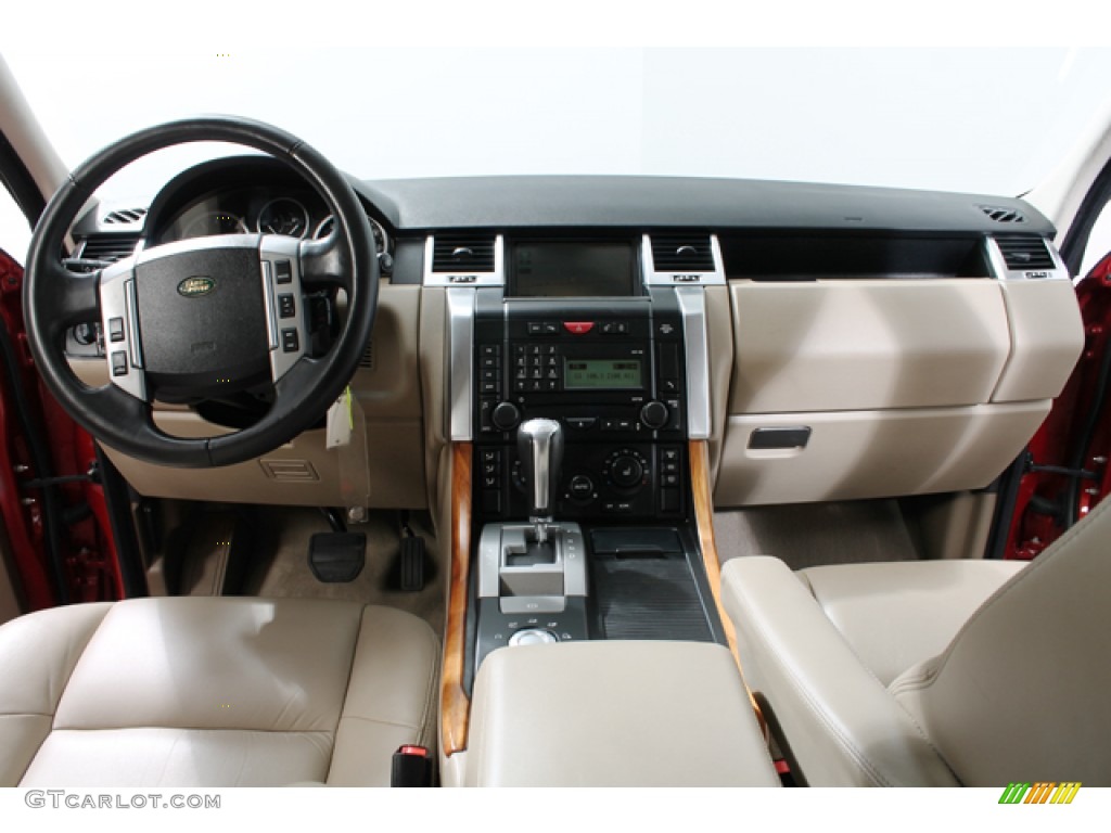 2009 Range Rover Sport HSE - Rimini Red Metallic / Almond/Nutmeg photo #6
