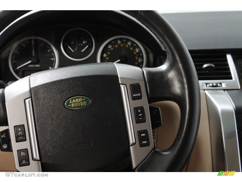 2009 Range Rover Sport HSE - Rimini Red Metallic / Almond/Nutmeg photo #8