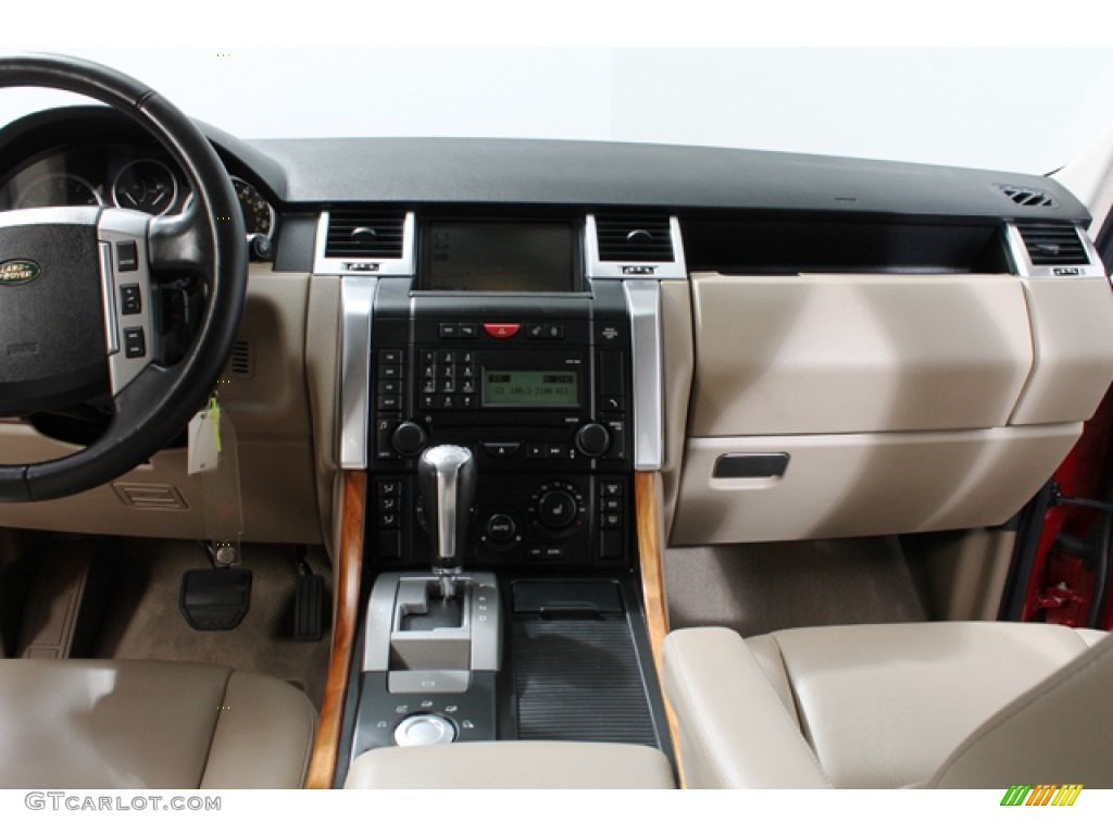 2009 Range Rover Sport HSE - Rimini Red Metallic / Almond/Nutmeg photo #9