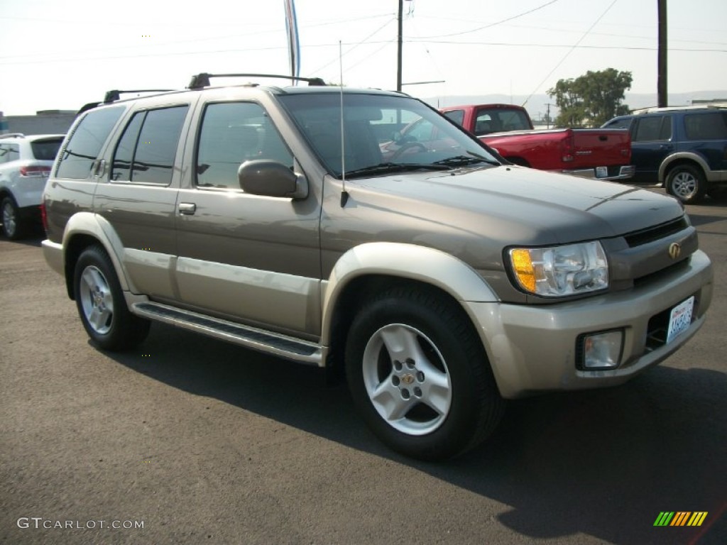 2001 QX4  - Bronze Metallic / Stone Beige photo #35