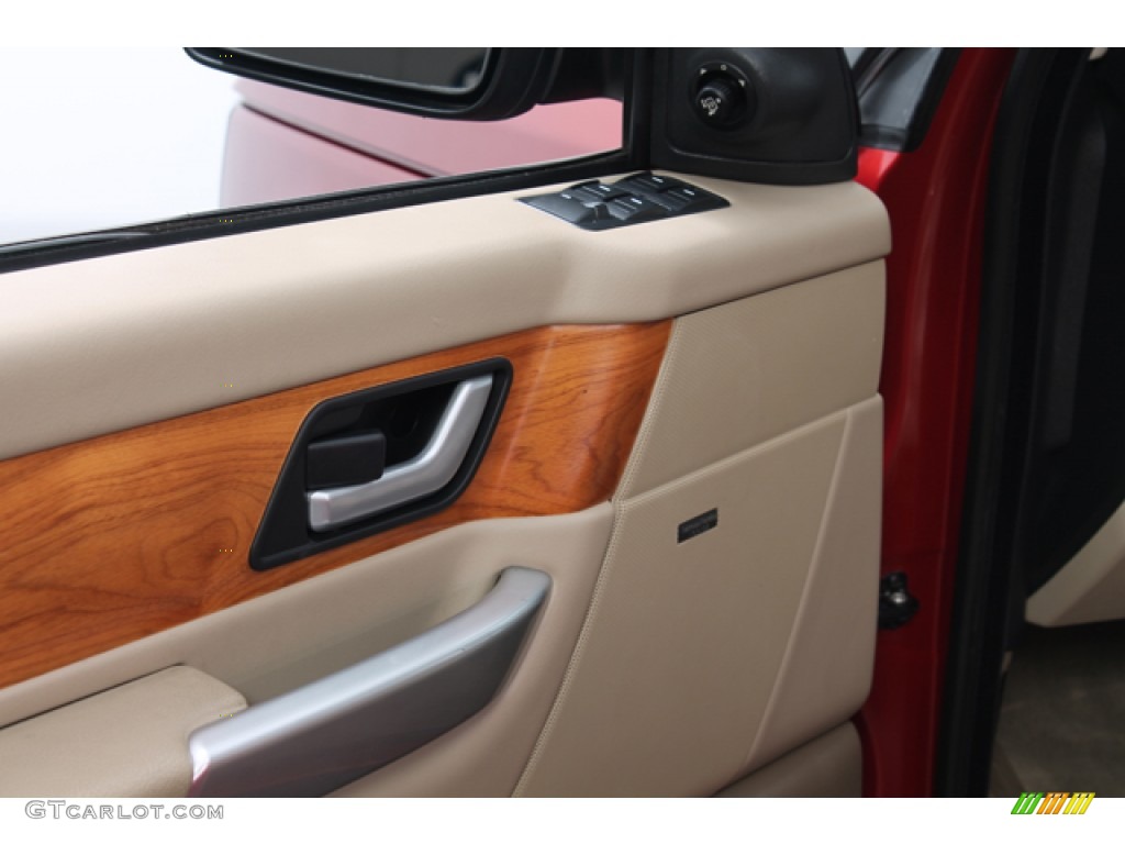 2009 Range Rover Sport HSE - Rimini Red Metallic / Almond/Nutmeg photo #17