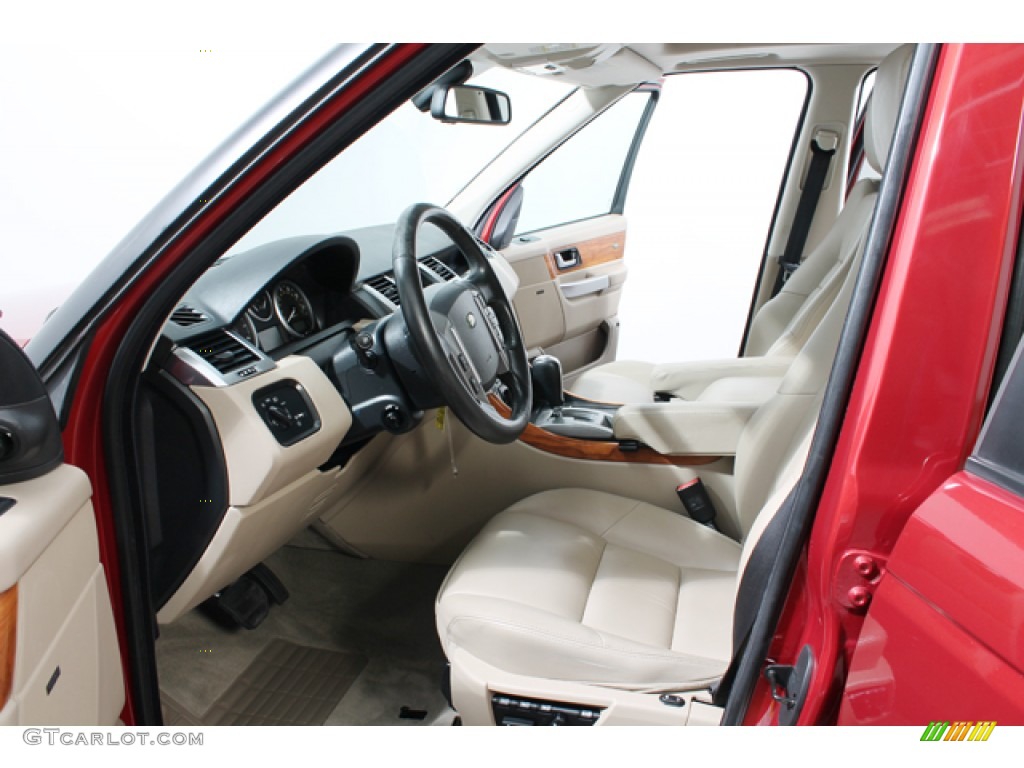 2009 Range Rover Sport HSE - Rimini Red Metallic / Almond/Nutmeg photo #18