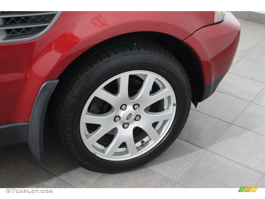 2009 Range Rover Sport HSE - Rimini Red Metallic / Almond/Nutmeg photo #30