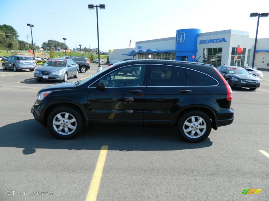 2008 CR-V EX - Nighthawk Black Pearl / Ivory photo #2