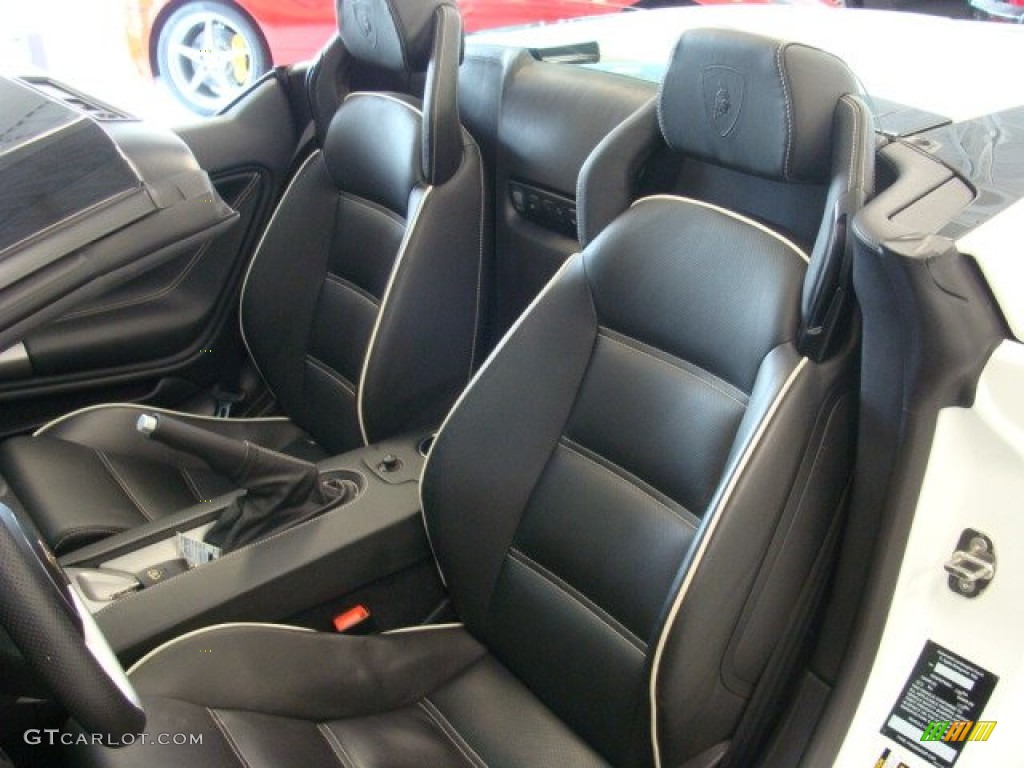 2008 Lamborghini Gallardo Spyder E-Gear Front Seat Photo #71101216