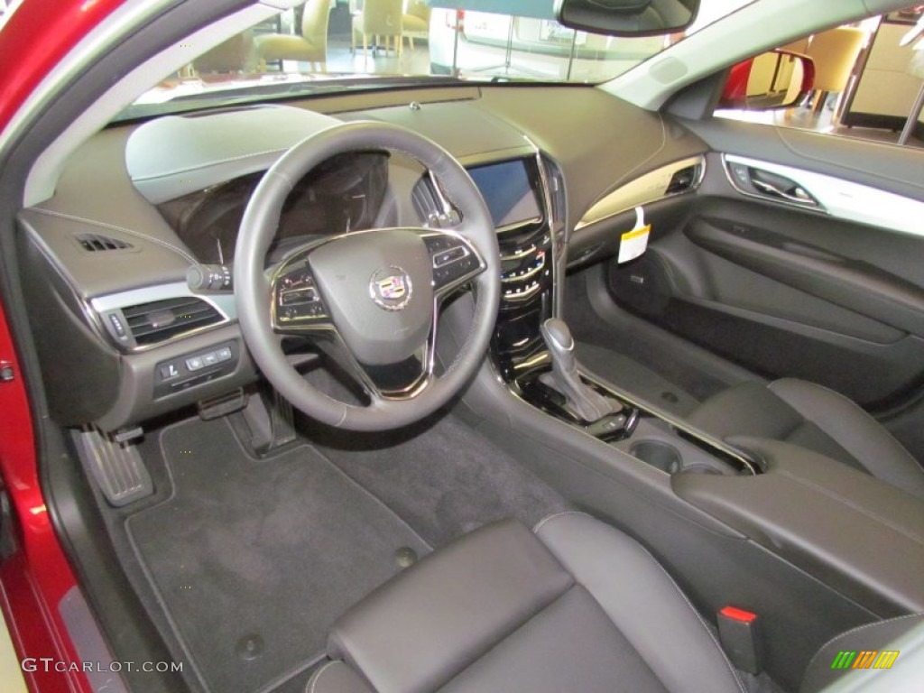 Jet Black/Jet Black Accents Interior 2013 Cadillac ATS 3.6L Premium Photo #71101921