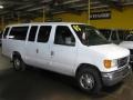 Oxford White 2005 Ford E Series Van E350 Super Duty XLT Extended Passenger