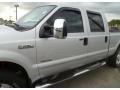 2006 Silver Metallic Ford F250 Super Duty Lariat Crew Cab 4x4  photo #4