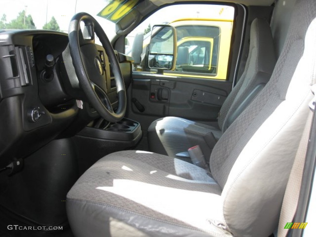 Gray Interior 2008 Chevrolet Express Cutaway 3500 Commercial Moving Van Photo #71102716