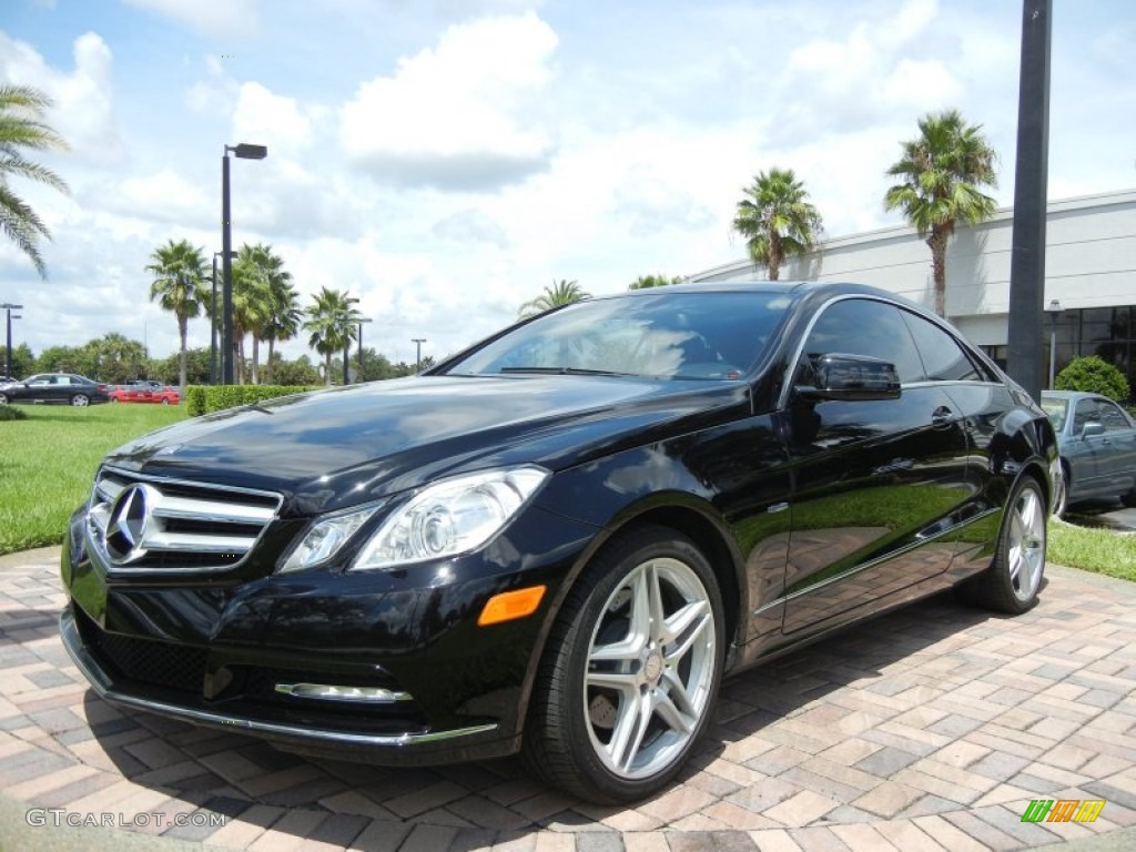 Black 2012 Mercedes-Benz E 350 Coupe Exterior Photo #71103328