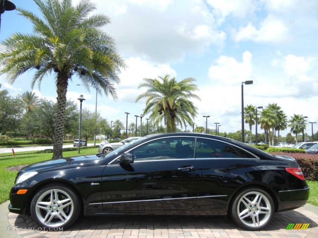 Black 2012 Mercedes-Benz E 350 Coupe Exterior Photo #71103334