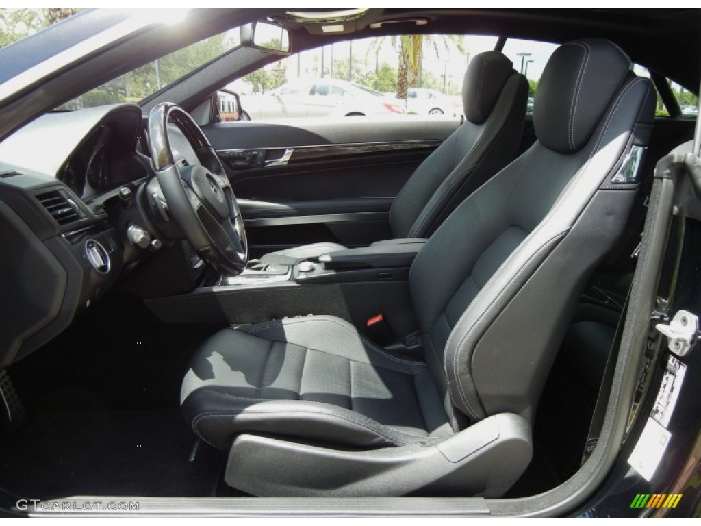 Black Interior 2012 Mercedes-Benz E 350 Coupe Photo #71103382