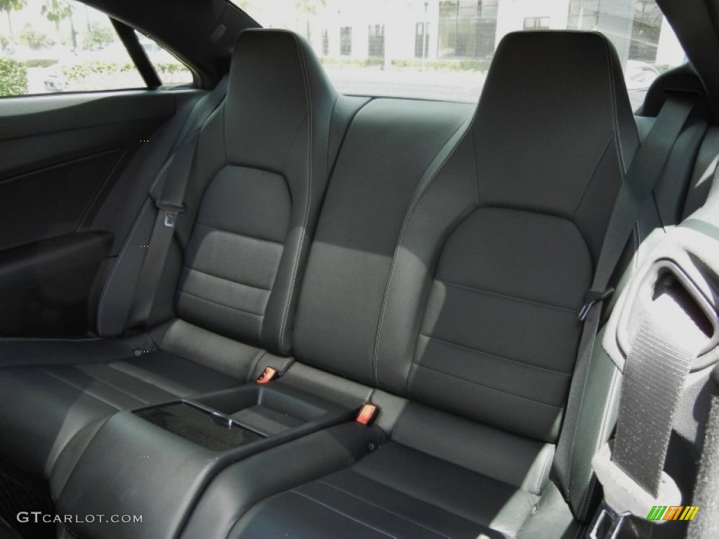 Black Interior 2012 Mercedes-Benz E 350 Coupe Photo #71103403