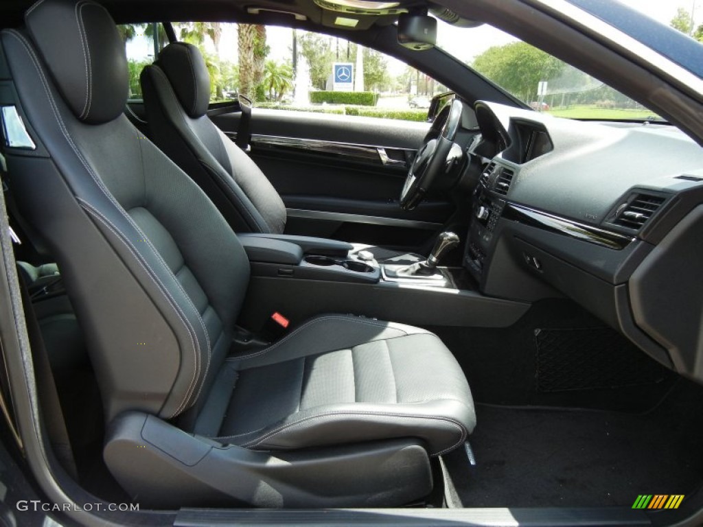 Black Interior 2012 Mercedes-Benz E 350 Coupe Photo #71103421