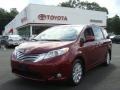 2011 Salsa Red Pearl Toyota Sienna Limited AWD  photo #1