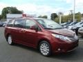 2011 Salsa Red Pearl Toyota Sienna Limited AWD  photo #3