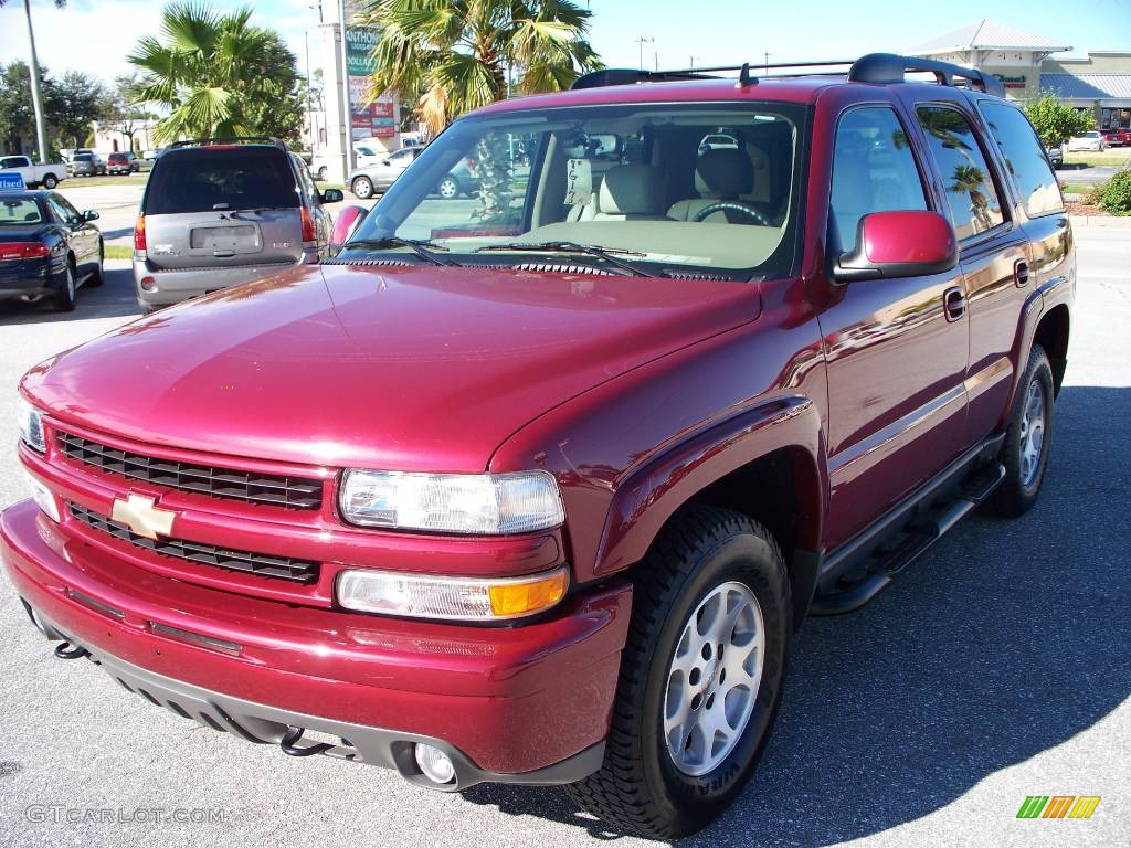 2006 Tahoe Z71 - Sport Red Metallic / Tan/Neutral photo #2