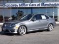 2013 Palladium Silver Metallic Mercedes-Benz C 300 4Matic Sport  photo #1