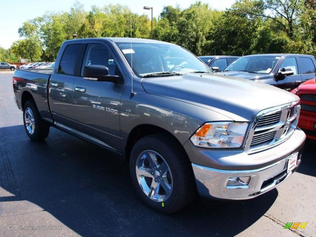 2012 Ram 1500 Big Horn Quad Cab 4x4 - Mineral Gray Metallic / Dark Slate Gray/Medium Graystone photo #2