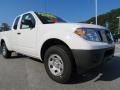 2012 Avalanche White Nissan Frontier S King Cab  photo #7