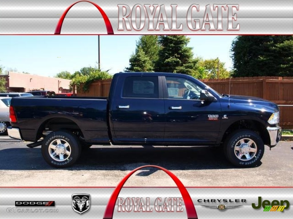 2012 Ram 2500 HD Big Horn Crew Cab 4x4 - True Blue Pearl / Dark Slate/Medium Graystone photo #1