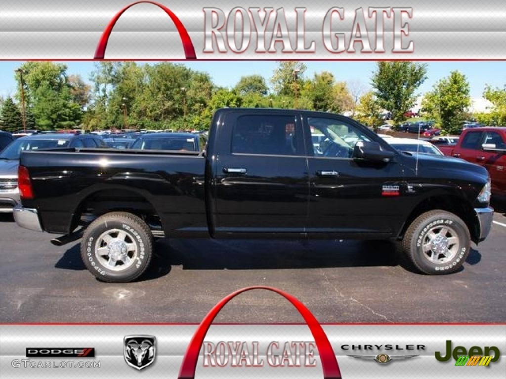 2012 Ram 2500 HD Big Horn Crew Cab 4x4 - Black / Dark Slate/Medium Graystone photo #1