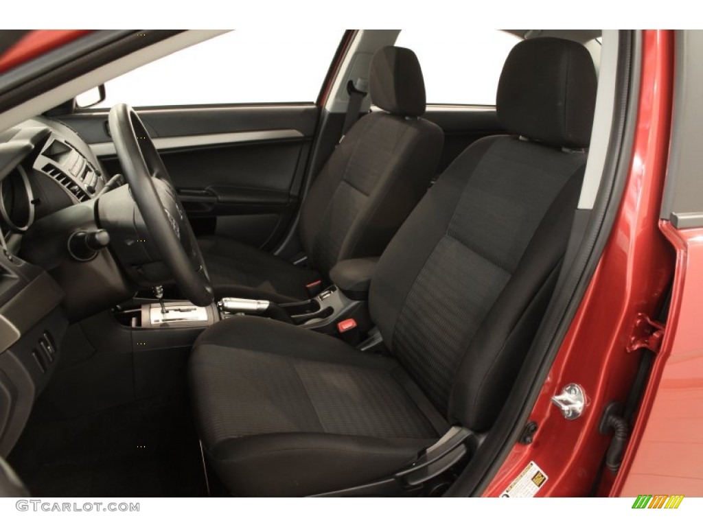 Black Interior 2012 Mitsubishi Lancer SE AWD Photo #71106357