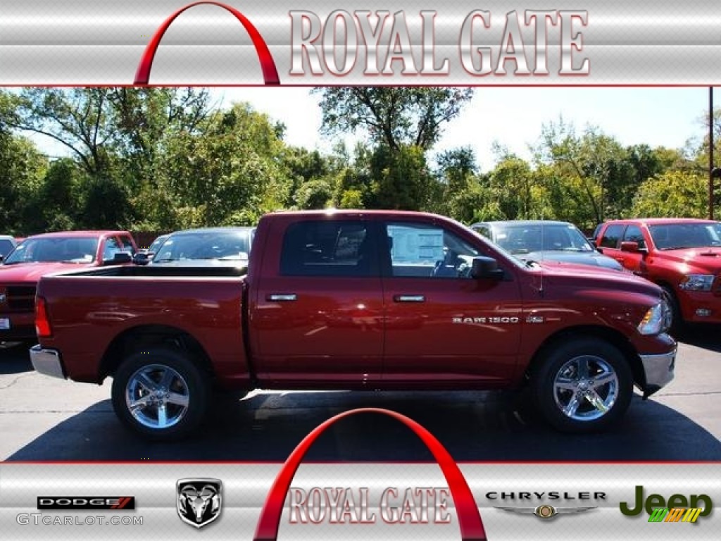 Deep Cherry Red Crystal Pearl Dodge Ram 1500