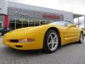 Millenium Yellow 2002 Chevrolet Corvette Convertible