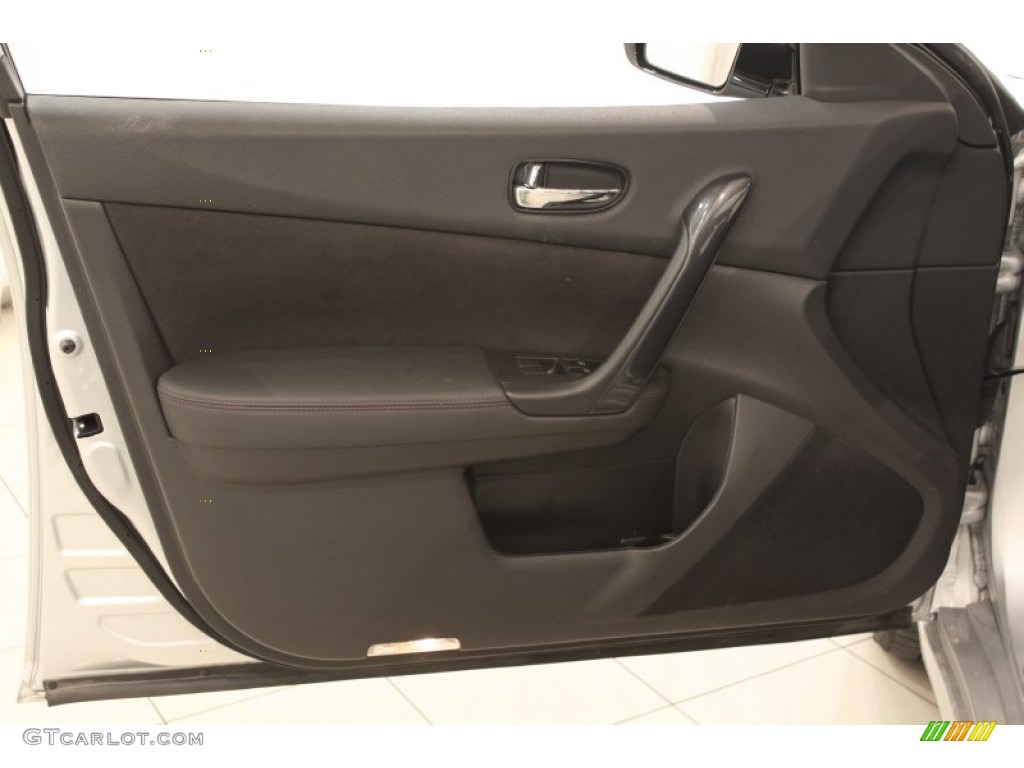 2012 Nissan Maxima 3.5 S Charcoal Door Panel Photo #71106778