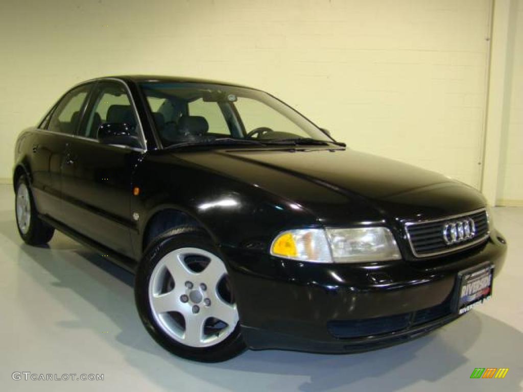 1996 A4 2.8 Sedan - Brilliant Black / Gray photo #1